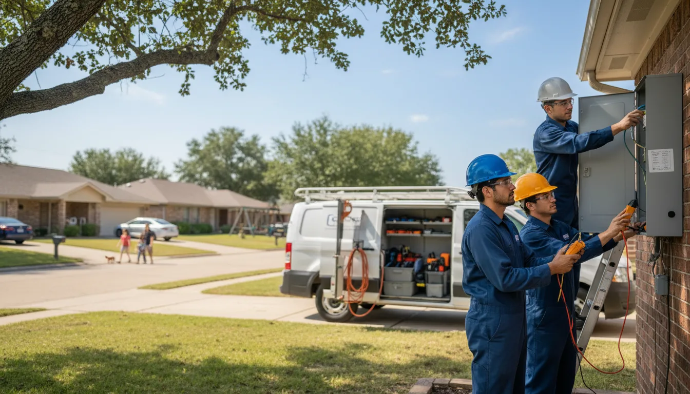 Certified electrician providing emergency electrical services in Williams, IA